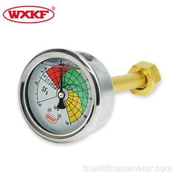 Gauge de pression de l&#39;interrupteur électrique en acier inoxydable de 6 pouces